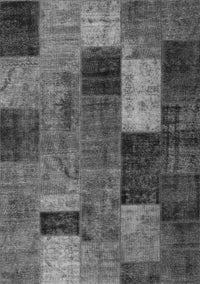 Patchwork Gray Transitional Rug, tr1862gry