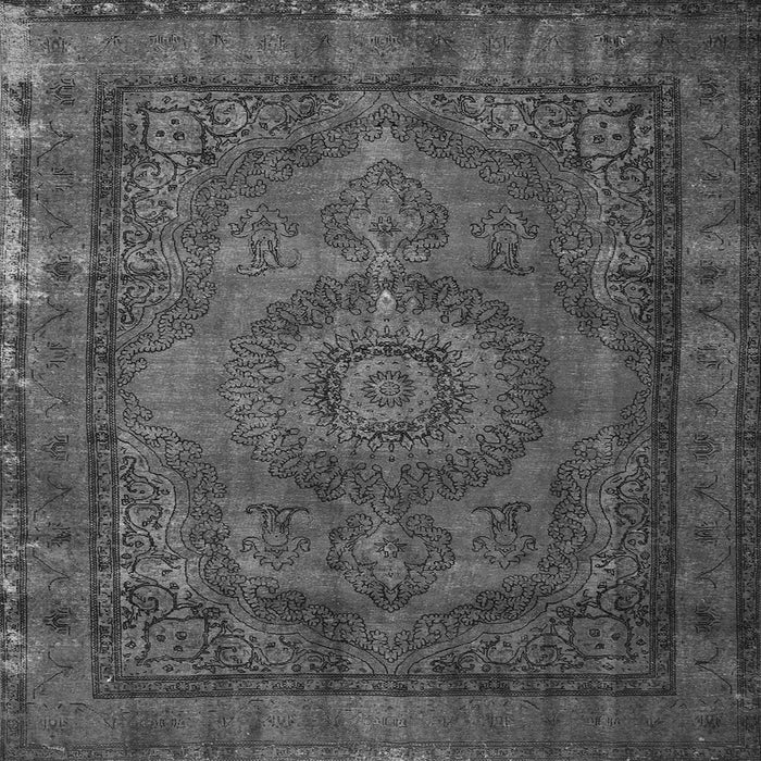 Serging Thickness of Persian Gray Traditional Rug, tr1863gry