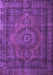 Machine Washable Persian Purple Traditional Area Rugs, wshtr1863pur