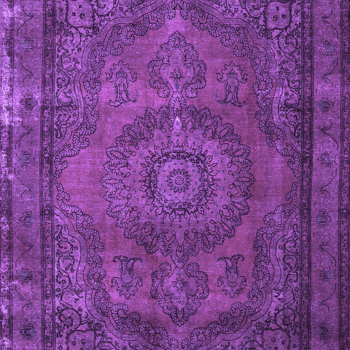 Machine Washable Persian Purple Traditional Area Rugs, wshtr1863pur