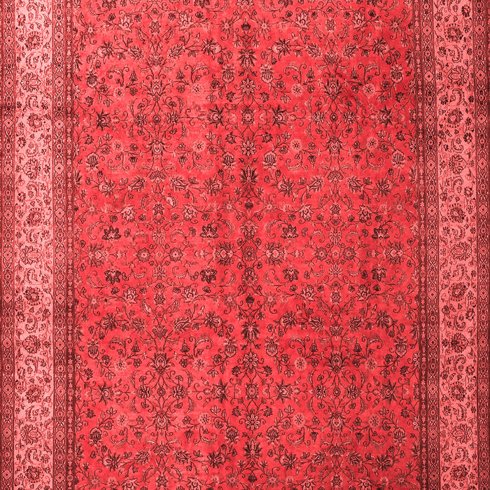 Machine Washable Persian Red Traditional Rug, wshtr1864red