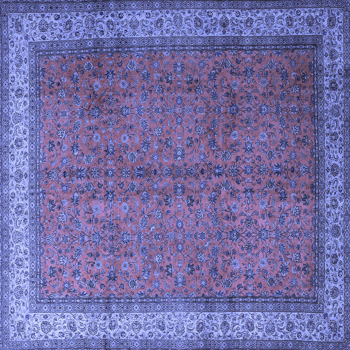 Square Persian Blue Traditional Rug, tr1864blu