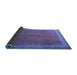 Sideview of Persian Blue Traditional Rug, tr1864blu