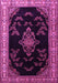 Medallion Pink Traditional Rug, tr1865pnk