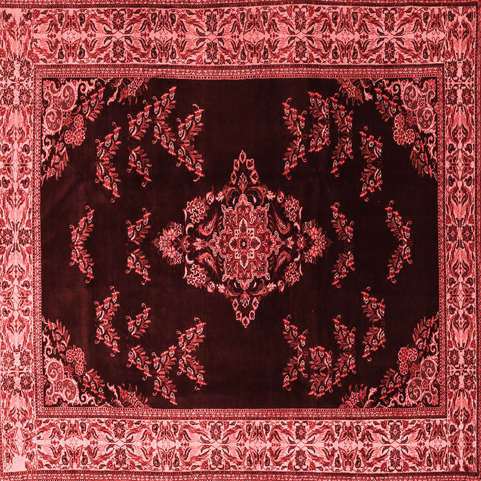 Medallion Red Traditional Rug, tr1865red