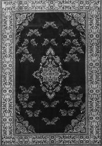 Medallion Gray Traditional Rug, tr1865gry