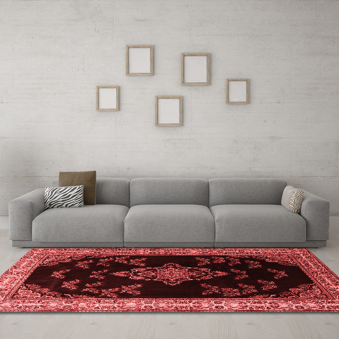 Traditional Red Washable Rugs