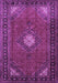 Machine Washable Medallion Purple Traditional Area Rugs, wshtr1866pur