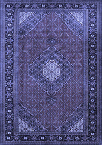 Medallion Blue Traditional Rug, tr1866blu