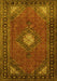 Medallion Yellow Traditional Rug, tr1866yw