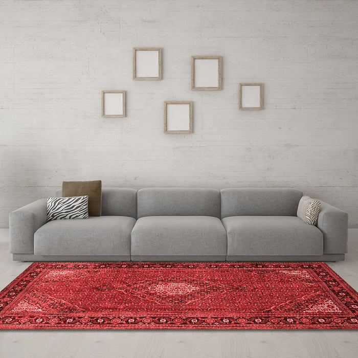 Traditional Red Washable Rugs