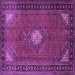 Square Medallion Purple Traditional Rug, tr1866pur