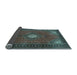 Sideview of Medallion Light Blue Traditional Rug, tr1866lblu