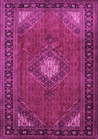 Medallion Pink Traditional Rug, tr1866pnk