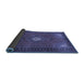 Sideview of Medallion Blue Traditional Rug, tr1866blu