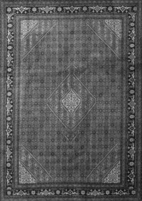 Medallion Gray Traditional Rug, tr1867gry