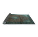 Sideview of Medallion Light Blue Traditional Rug, tr1867lblu