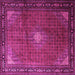 Square Medallion Pink Traditional Rug, tr1867pnk