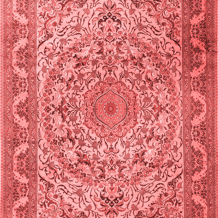 Medallion Red Traditional Area Rugs