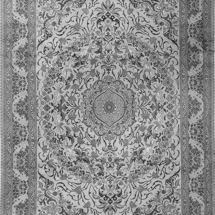 Medallion Gray Traditional Rug, tr1868gry