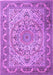 Medallion Purple Traditional Rug, tr1868pur