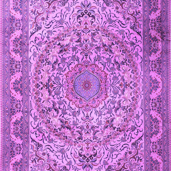 Medallion Purple Traditional Rug, tr1868pur