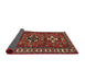 Sideview of Traditional Cranberry Red Persian Rug, tr1869