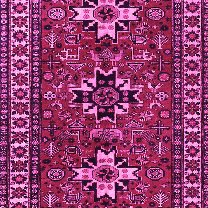 Machine Washable Persian Pink Traditional Rug, wshtr1869pnk