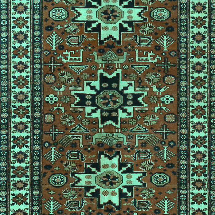 Machine Washable Persian Turquoise Traditional Area Rugs, wshtr1869turq
