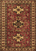 Machine Washable Persian Brown Traditional Rug, wshtr1869brn