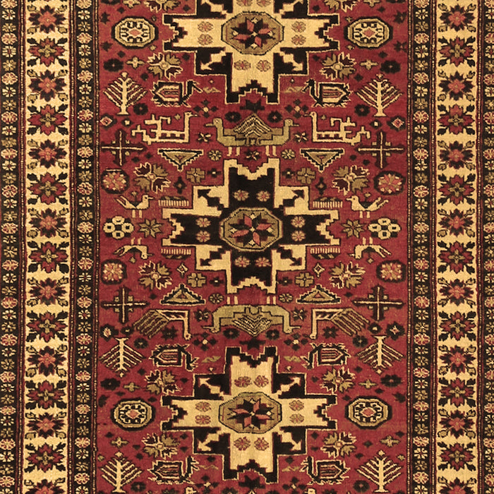 Machine Washable Persian Brown Traditional Rug, wshtr1869brn