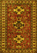 Machine Washable Persian Yellow Traditional Rug, wshtr1869yw