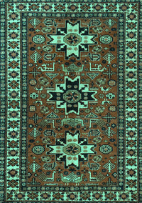 Persian Turquoise Traditional Rug, tr1869turq