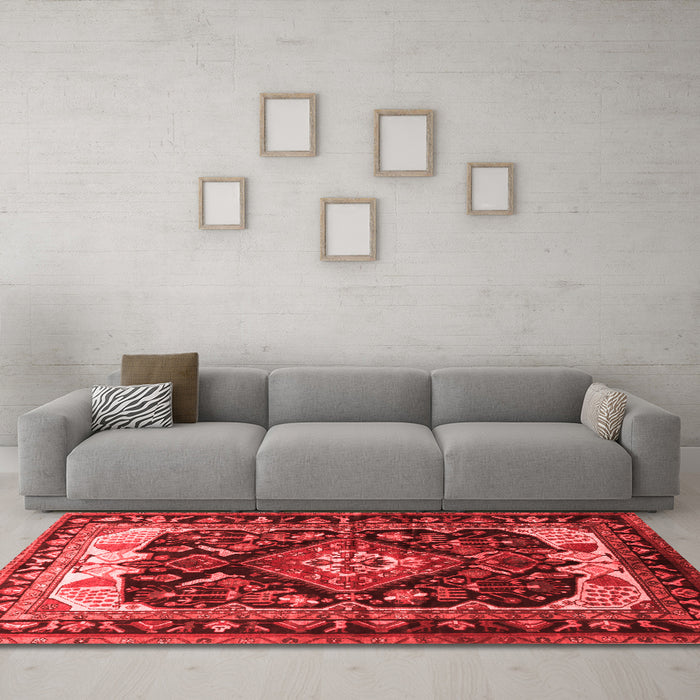 Traditional Red Washable Rugs