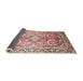 Sideview of Traditional Cherry Red Persian Rug, tr187