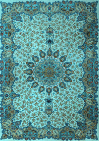 Persian Light Blue Traditional Rug, tr1870lblu