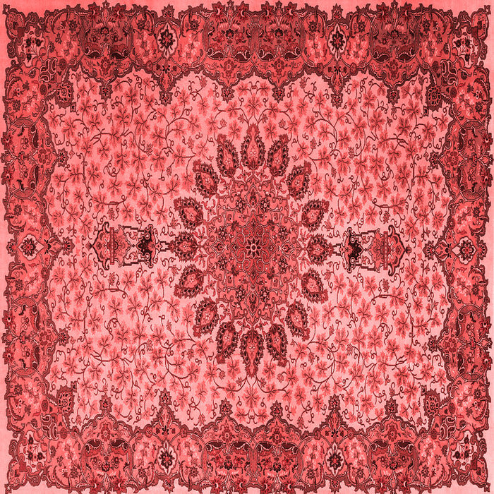 Machine Washable Persian Red Traditional Rug, wshtr1870red