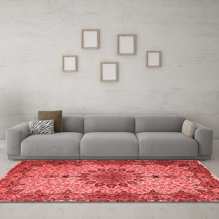 Traditional Red Washable Rugs