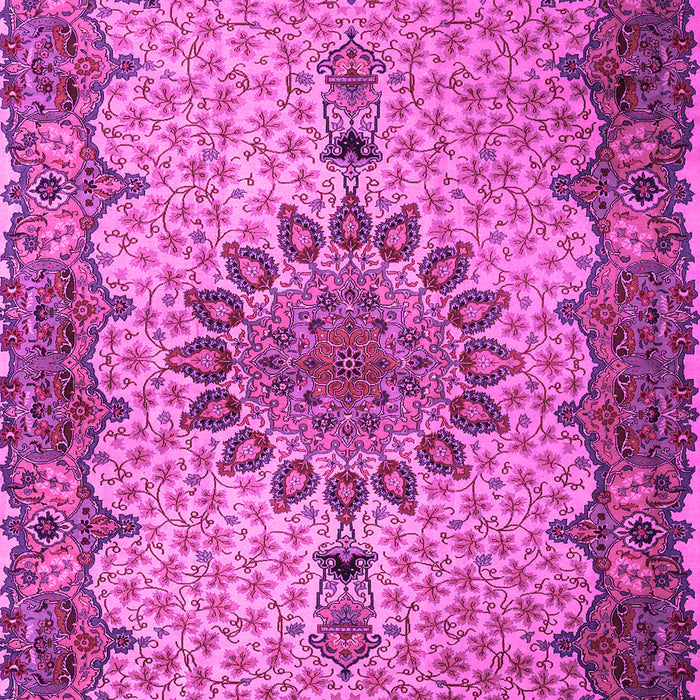 Machine Washable Persian Pink Traditional Rug, wshtr1870pnk