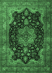 Persian Emerald Green Traditional Rug, tr1871emgrn