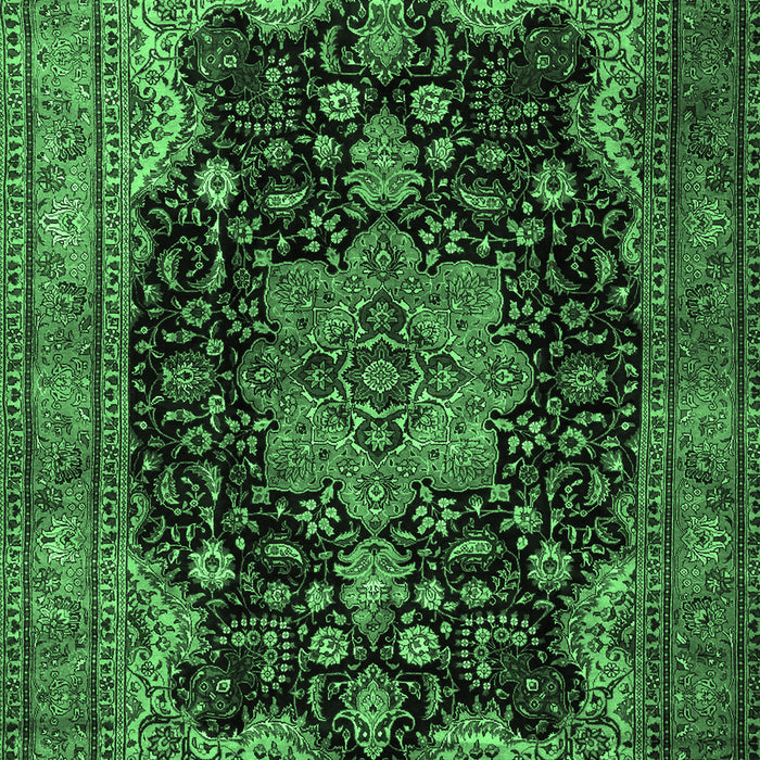 Persian Emerald Green Traditional Rug, tr1871emgrn
