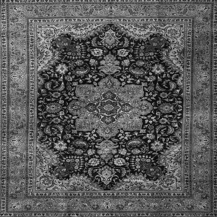 Serging Thickness of Persian Gray Traditional Rug, tr1871gry