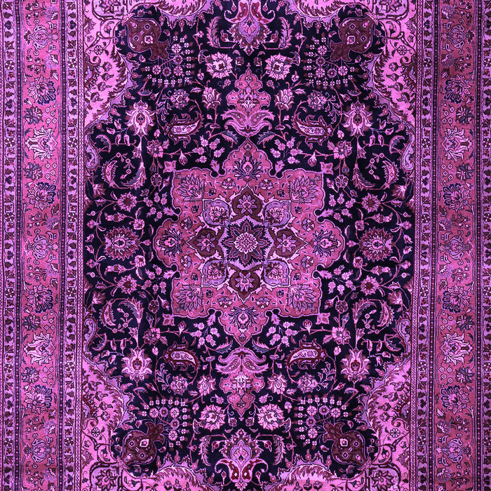 Machine Washable Persian Purple Traditional Area Rugs, wshtr1871pur