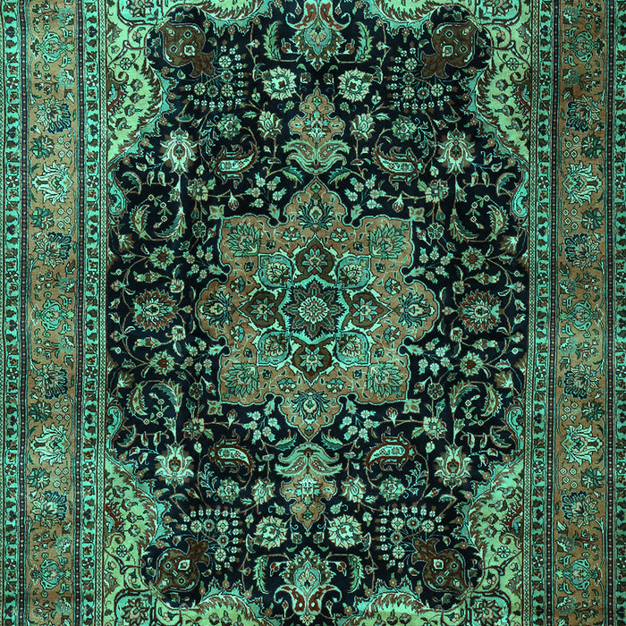 Persian Turquoise Traditional Rug, tr1871turq