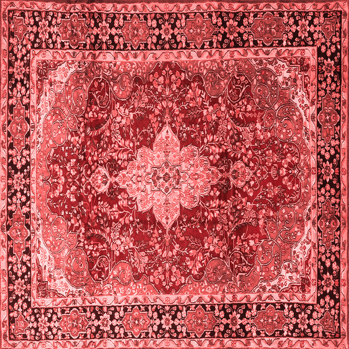 Machine Washable Persian Red Traditional Rug, wshtr1872red