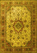 Machine Washable Persian Yellow Traditional Rug, wshtr1873yw