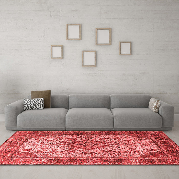 Traditional Red Washable Rugs