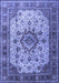 Machine Washable Persian Blue Traditional Rug, wshtr1873blu