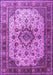 Machine Washable Persian Purple Traditional Area Rugs, wshtr1873pur