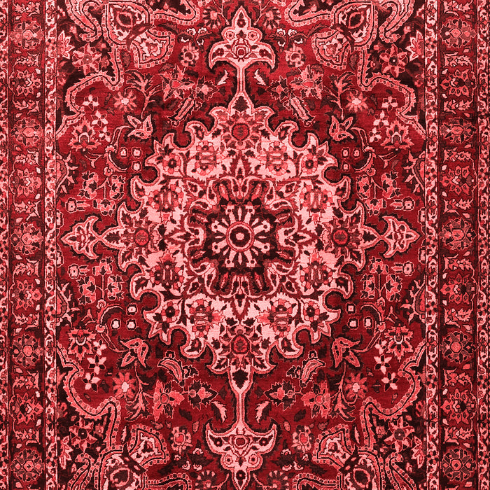 Machine Washable Persian Red Traditional Rug, wshtr1874red
